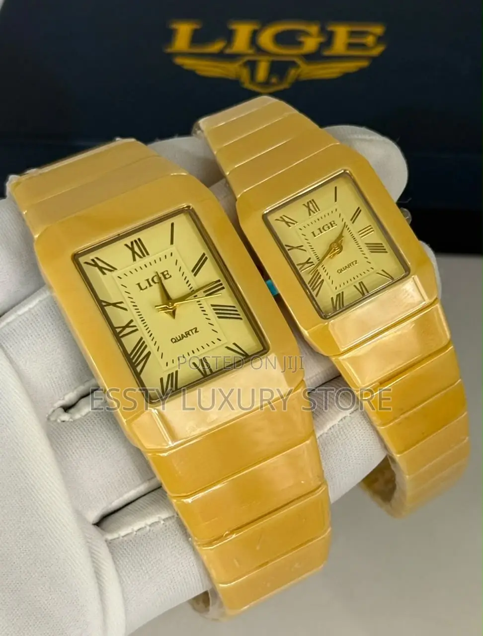 High Quality Luxury LIGE Couple Wristwatch