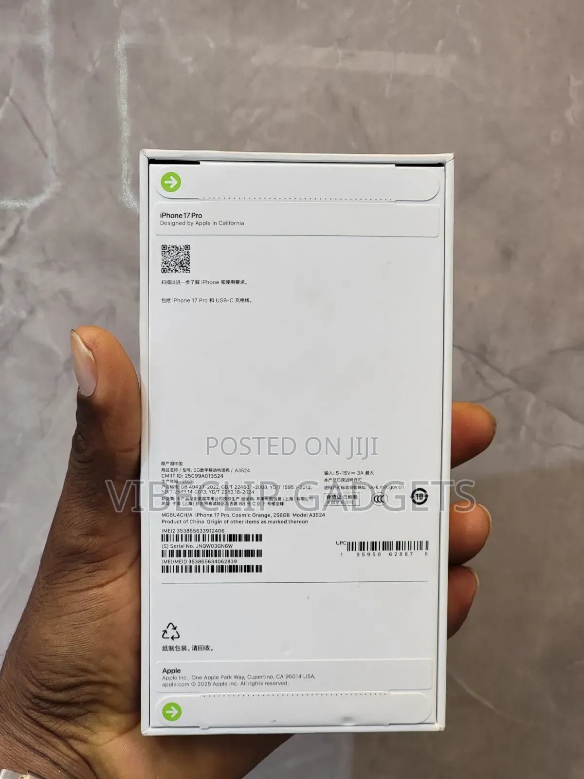 New Apple iPhone 17 Pro 256 GB Orange
