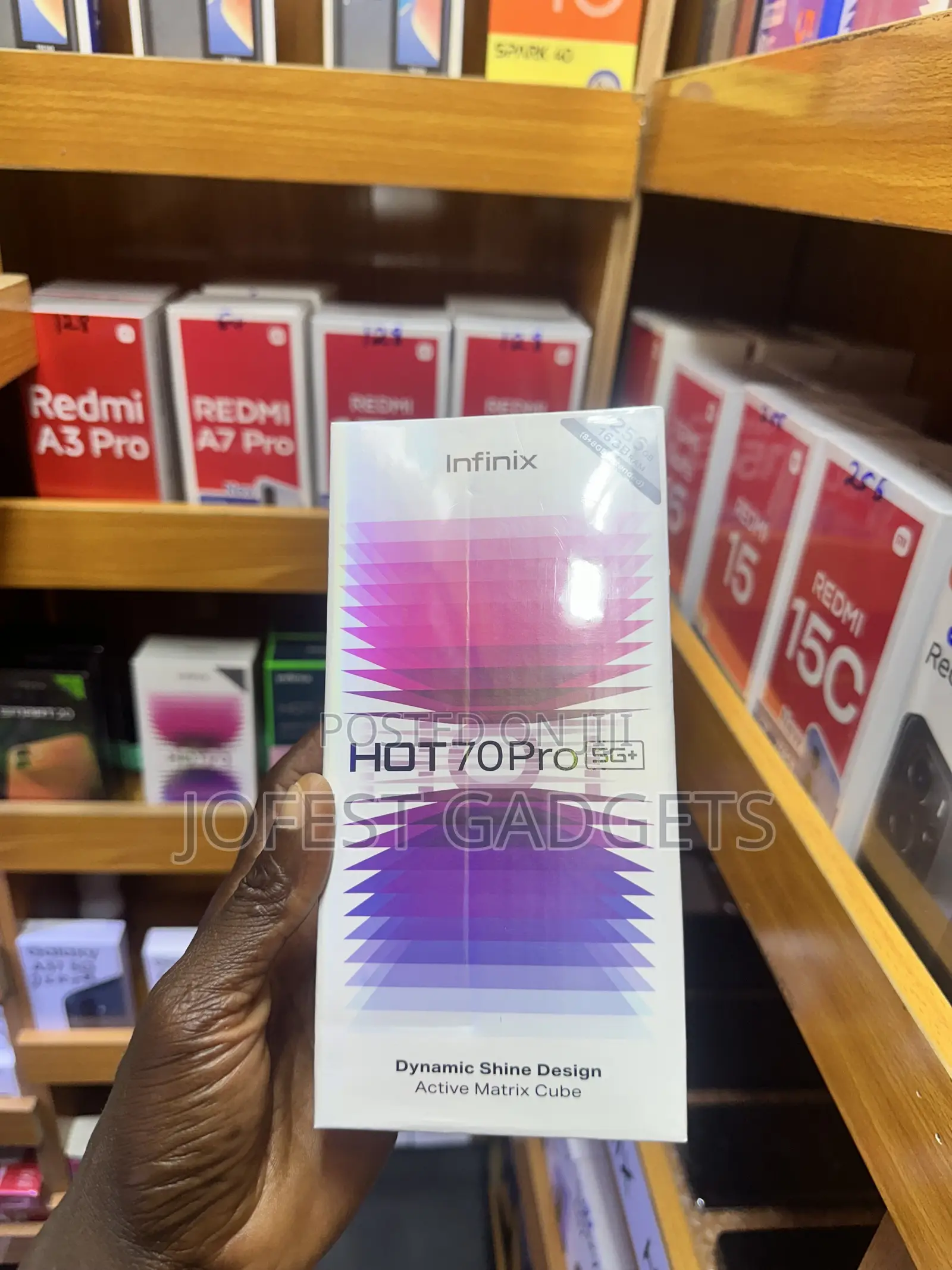 New Infinix Hot 70 Pro 256 GB Black