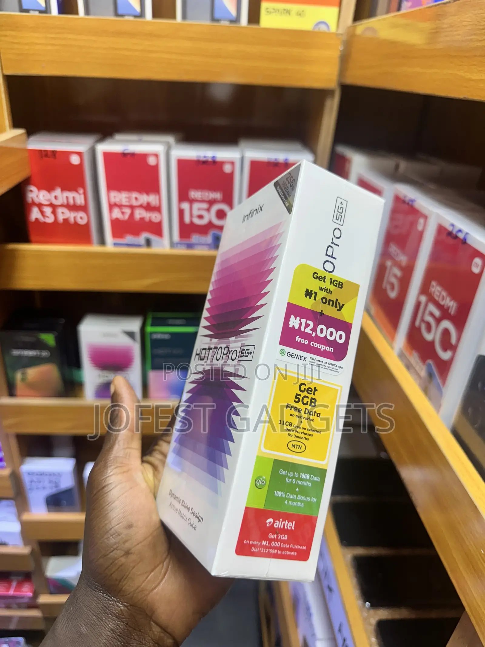 New Infinix Hot 70 Pro 256 GB Black