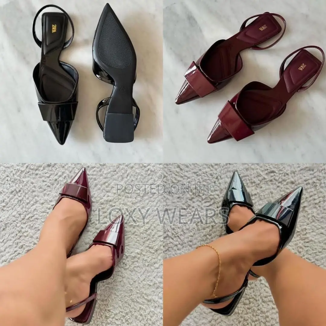 Ladies Low Heels Half Shoes