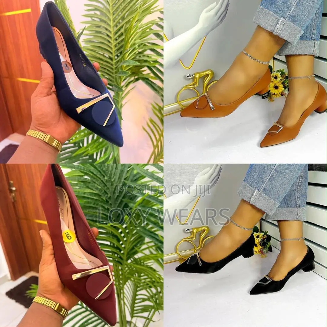 Ladies Low Heels Half Shoes