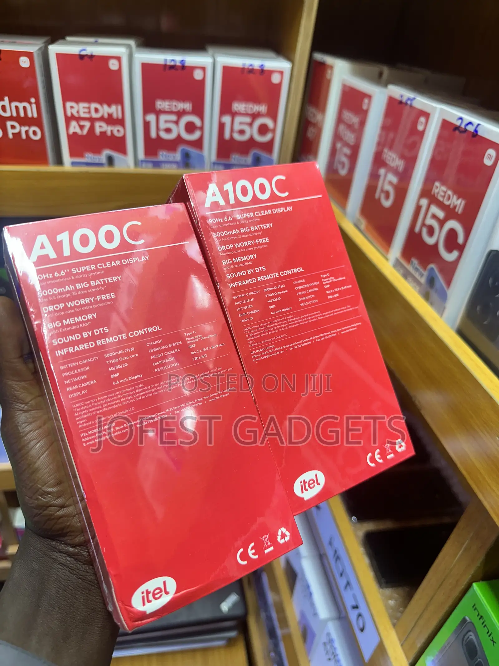 New Itel A100C 64 GB Blue