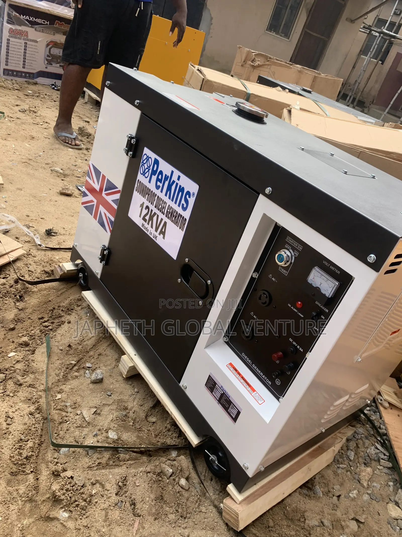 Silent Power Solution – Perkins 12KVA Diesel Generator