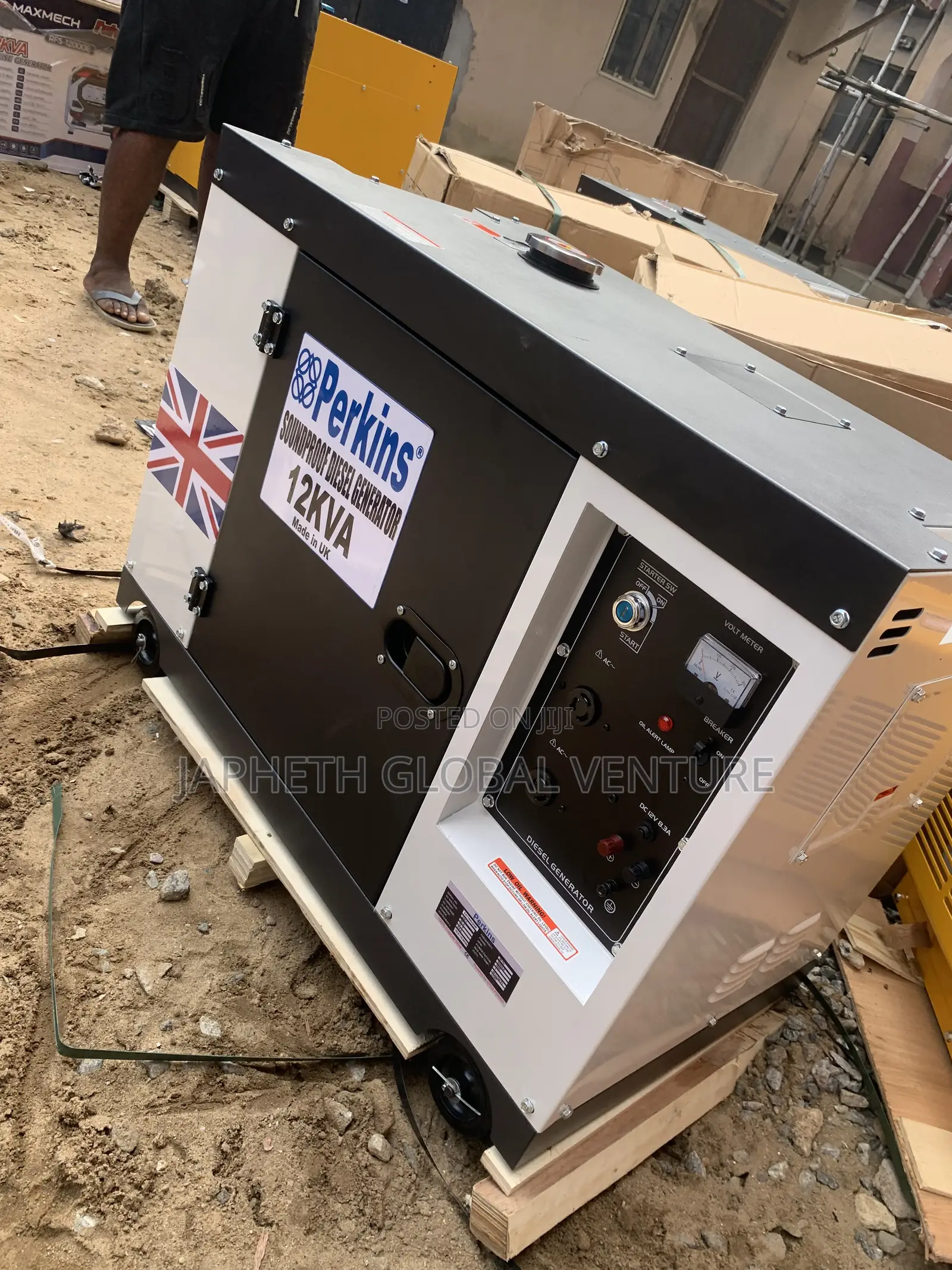 Silent Power Solution – Perkins 12KVA Diesel Generator