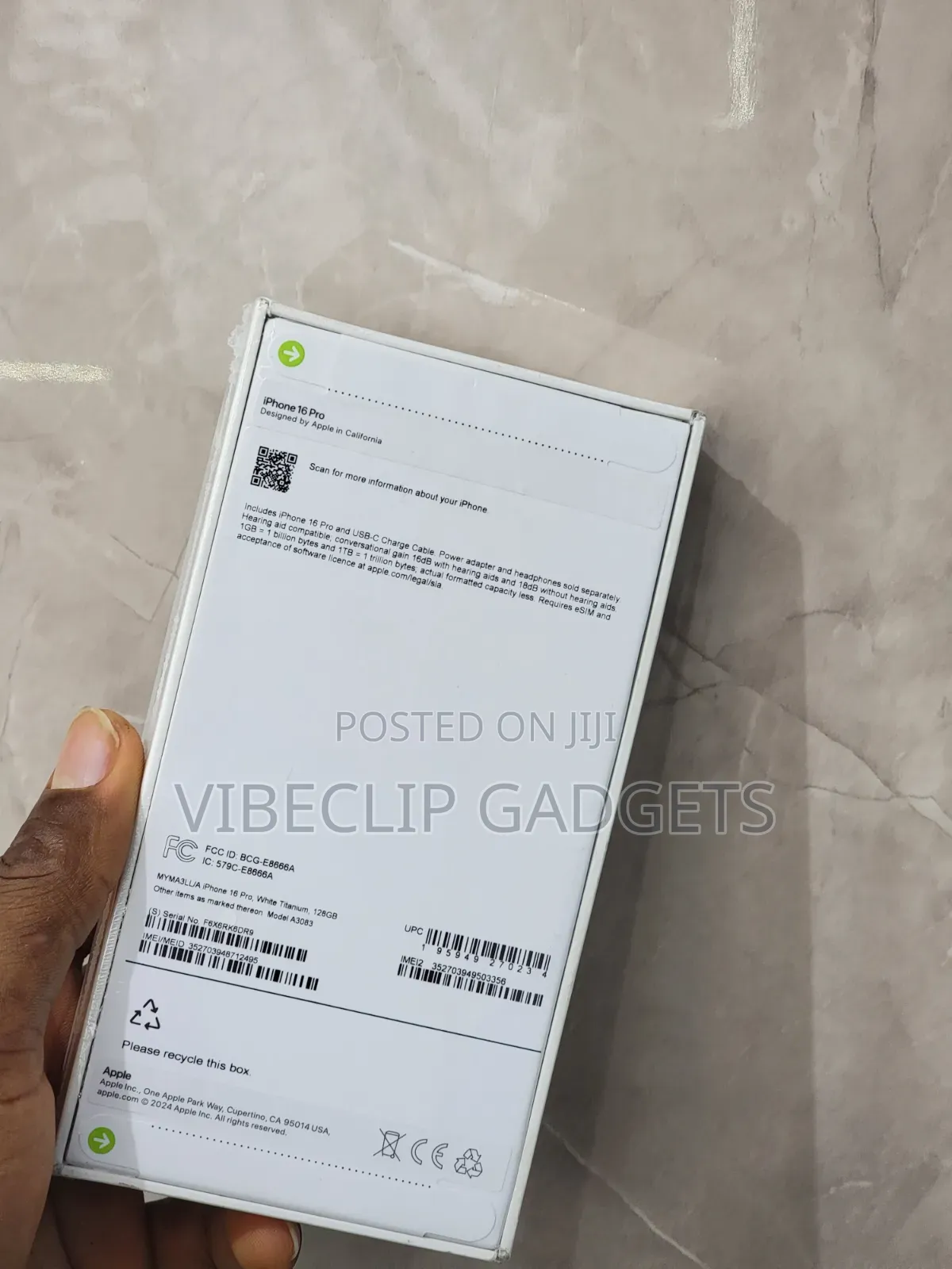 New Apple iPhone 16 Pro 256 GB Silver