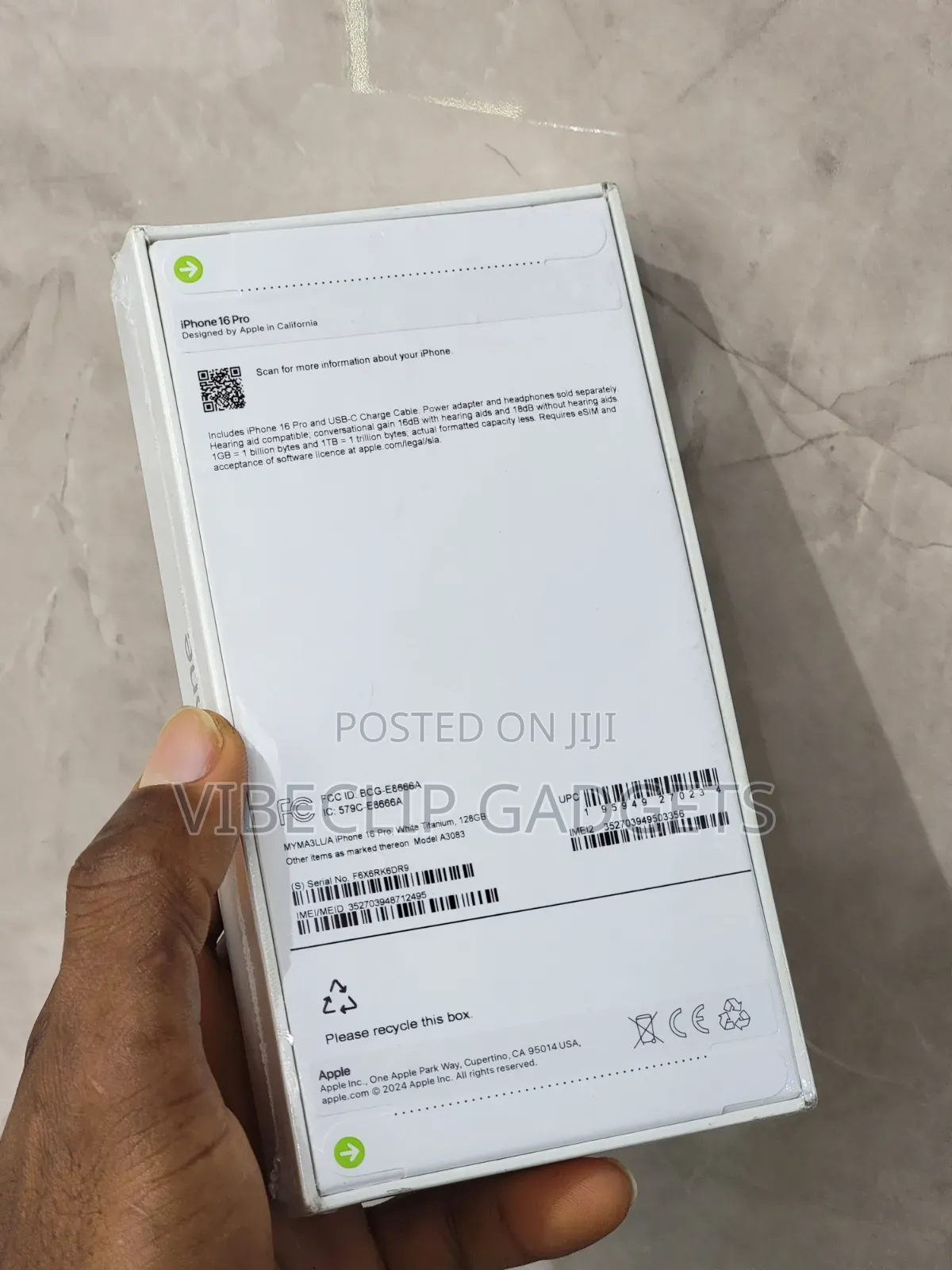 New Apple iPhone 16 Pro 256 GB Silver