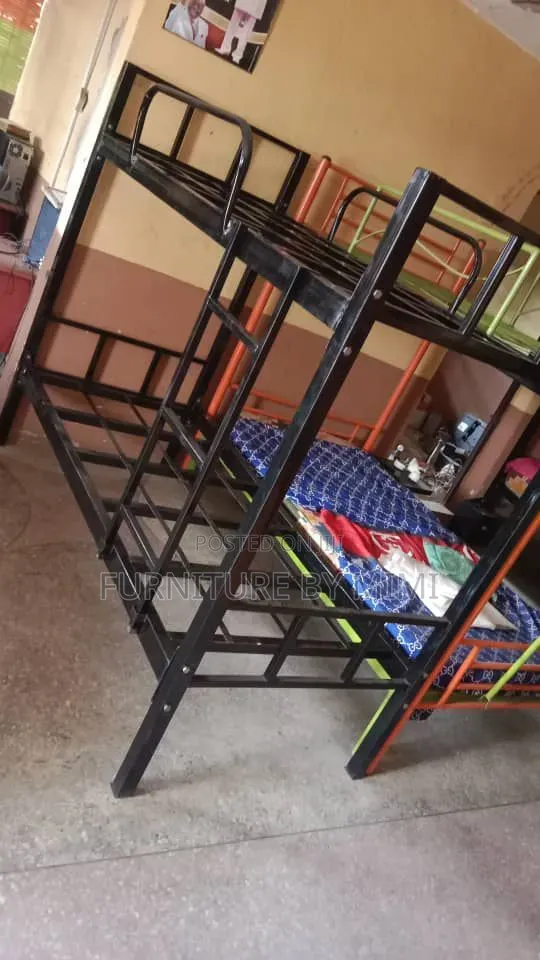 Heavy Duty Metal Double Bunk Bed Frame – Super Strong Durable