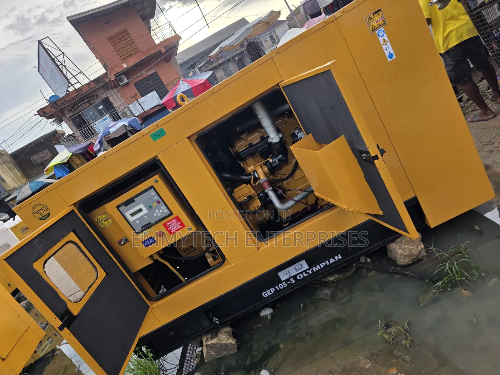Cat Diesel Soundproof Generator 100kva 100%copper Coil