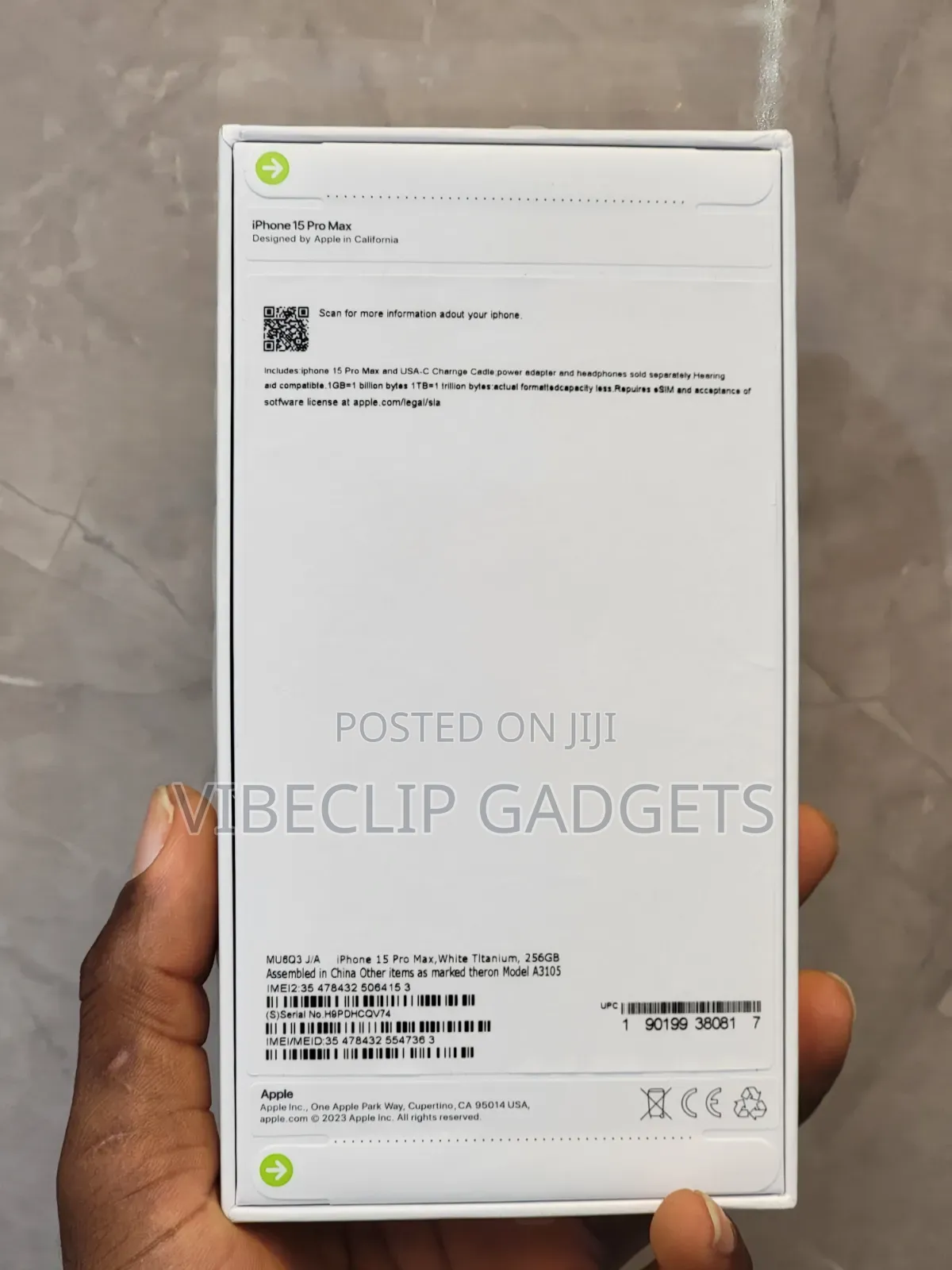 New Apple iPhone 15 Pro Max 256 GB White