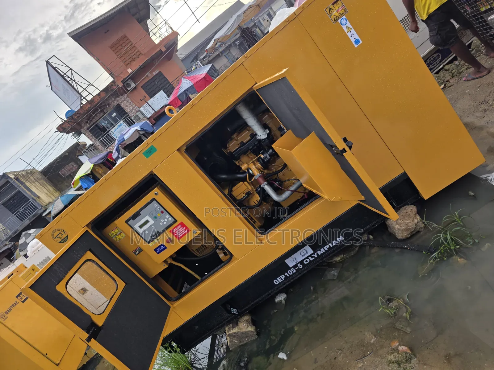100kva Cat Diesel Soundproof Generator 100%copper Coil