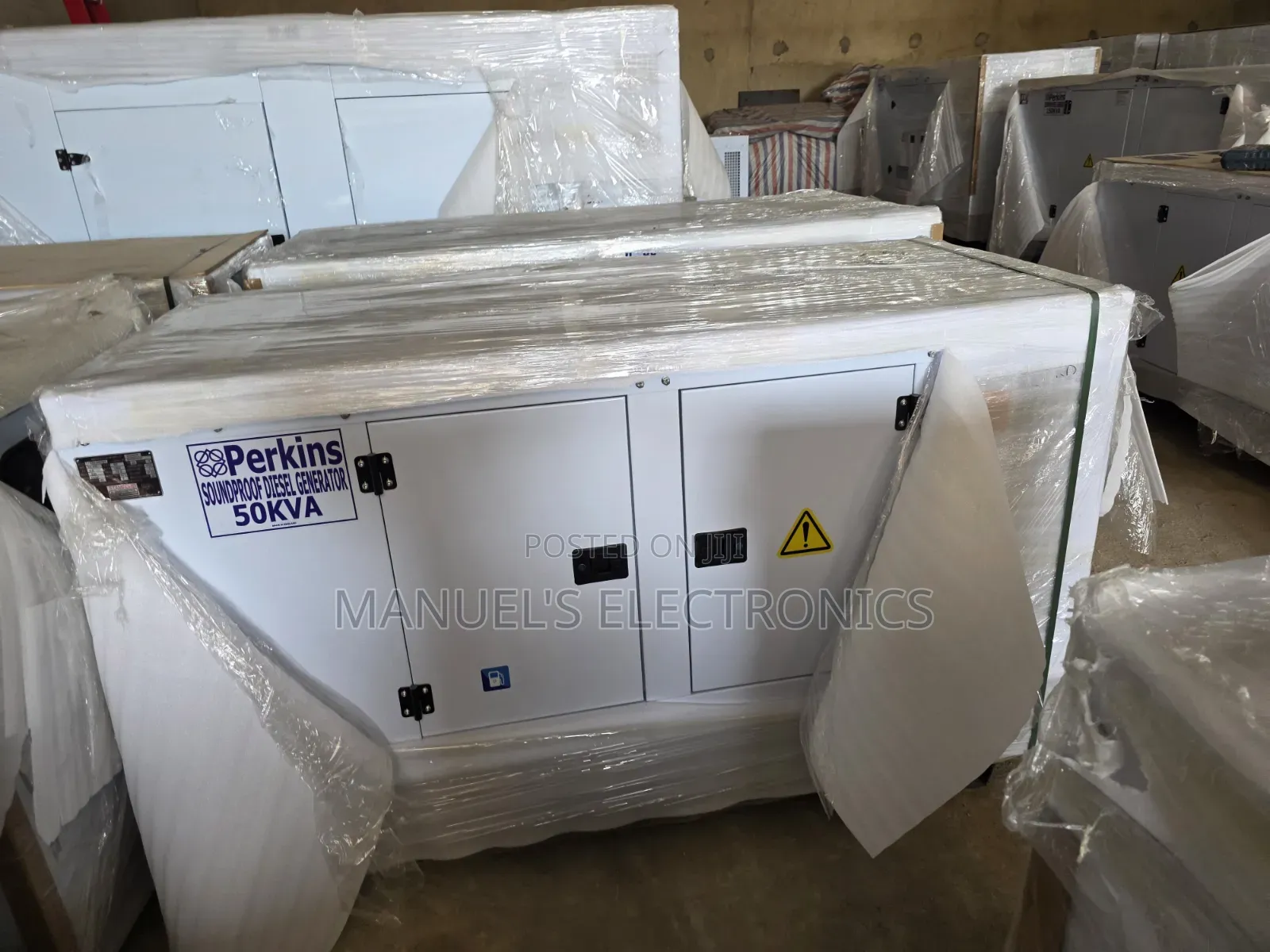 This Is Original Perkins Diesel Soundproof Generator Sp50kva 100%coppe