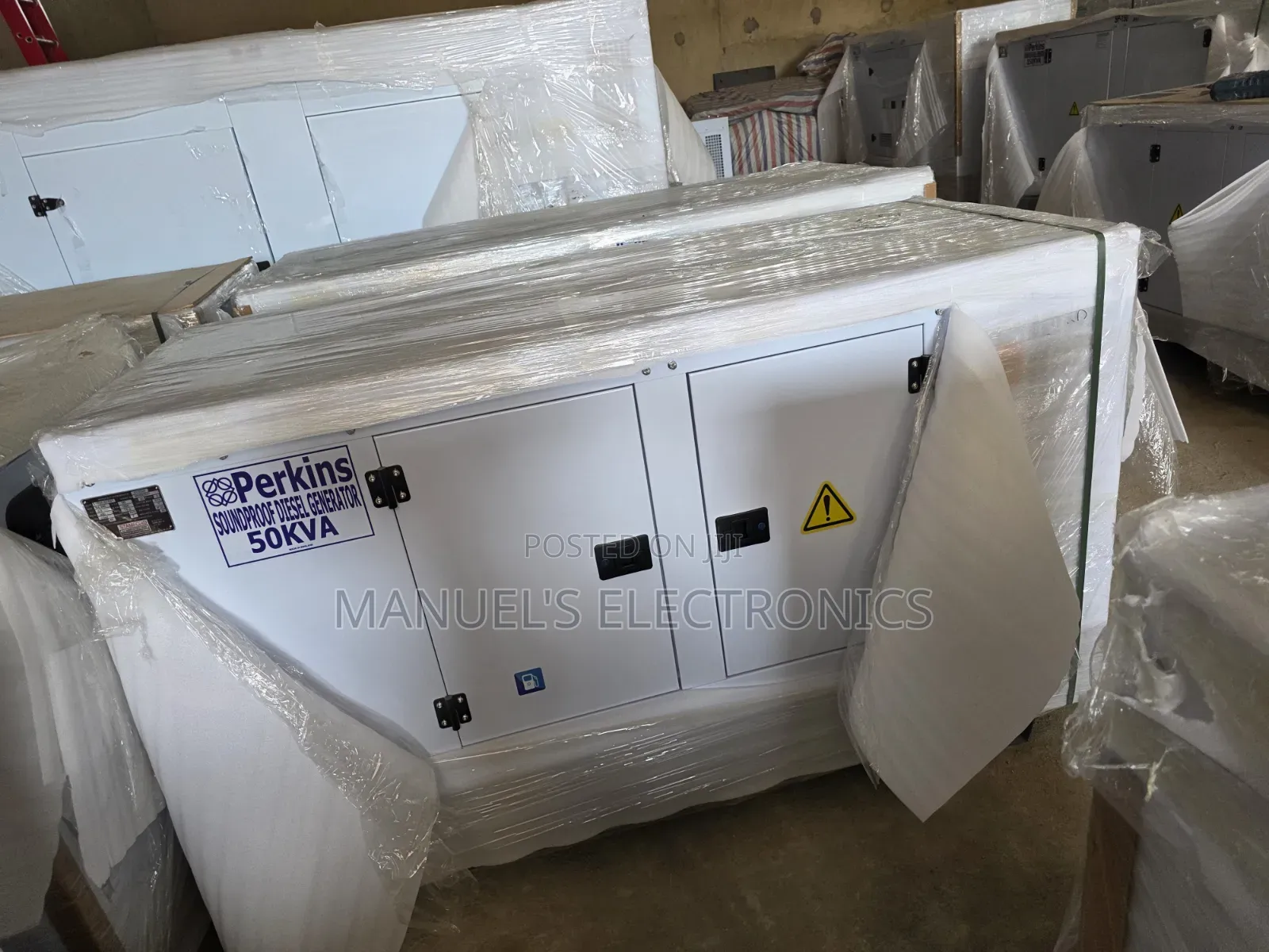 This Is Original Perkins Diesel Soundproof Generator Sp50kva 100%coppe