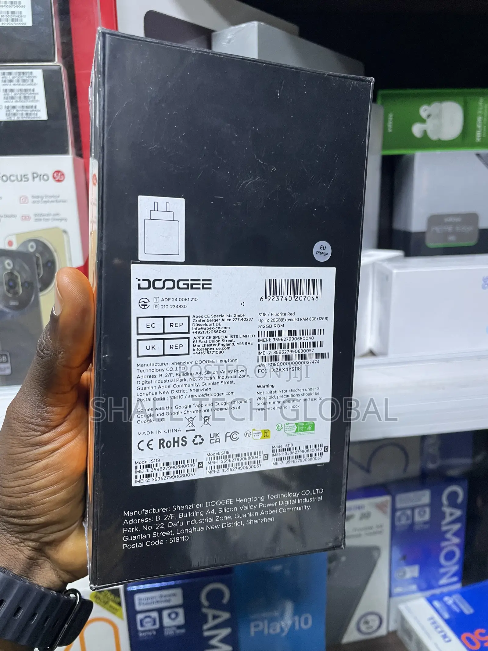 New Doogee S118 512 GB Red