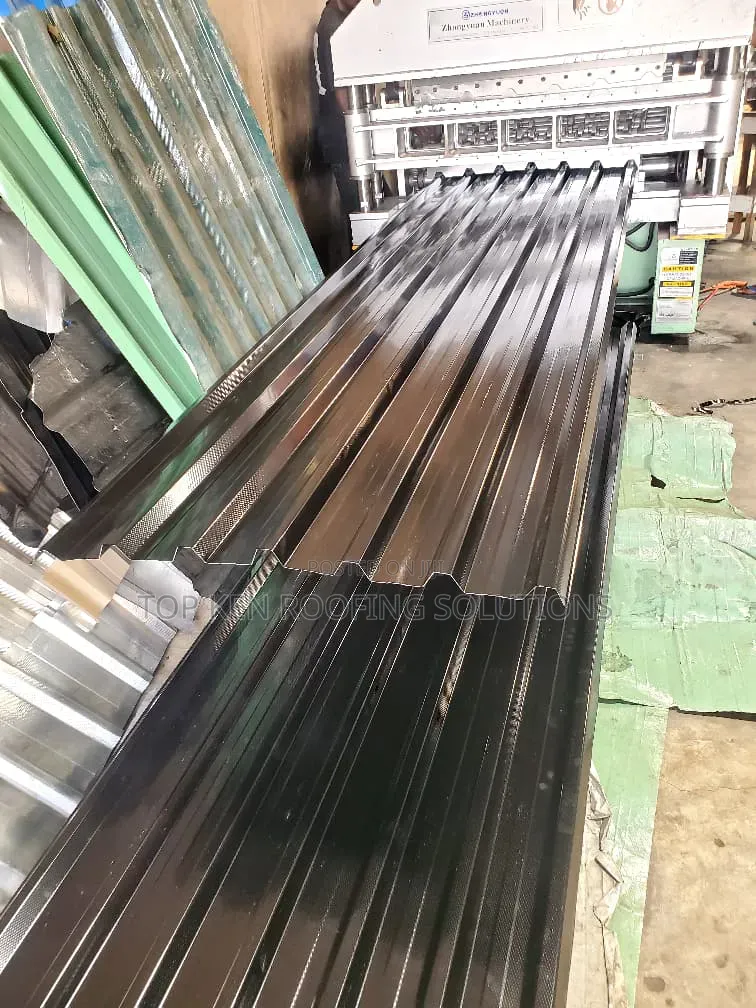 0.50mm Original Black Longspan Aluminium Roofing Sheets – Max Strength