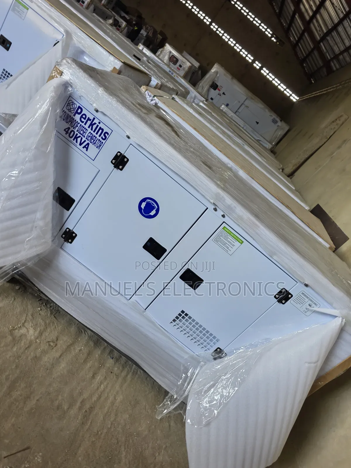 Original Uk Perkins Diesel Soundproof Generator Sp40kva 100%copper Coi