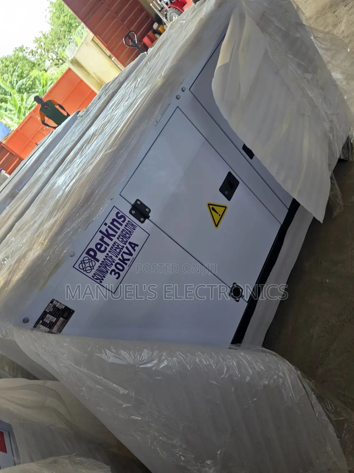 A Brand New 30kva Perkins Diesel Soundproof Generator 2years Wty