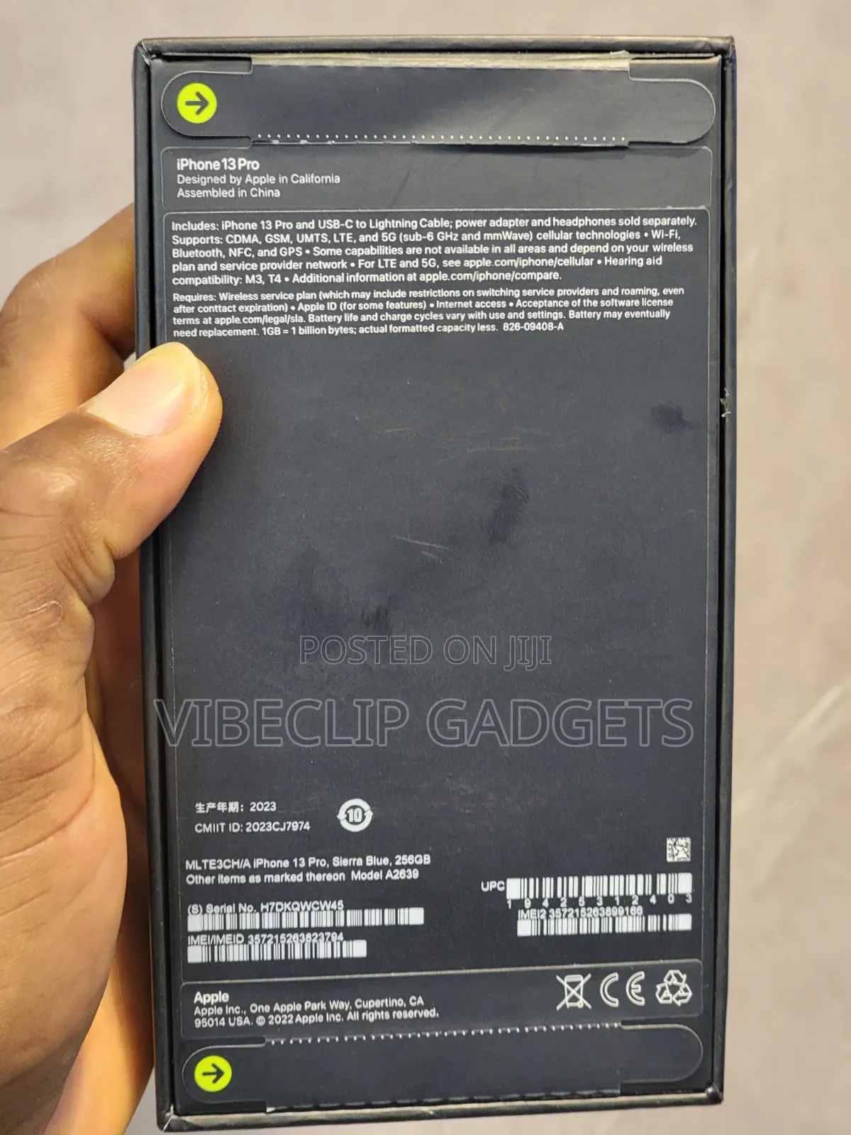 New Apple iPhone 13 Pro 256 GB Blue