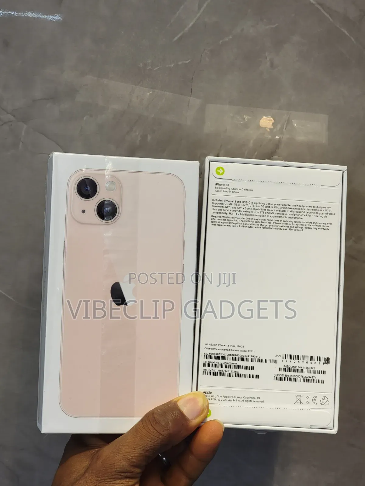 New Apple iPhone 13 128 GB Pink