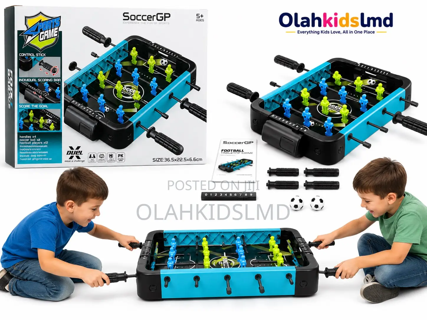 SoccerGP Mini Foosball Table Football Game Set Kids 5+