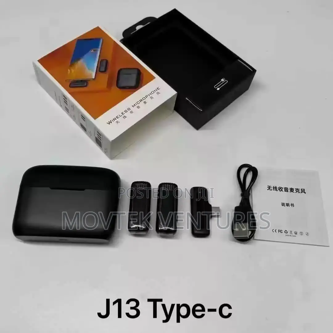 J13 Pro Wireless Mic + Charging Case
