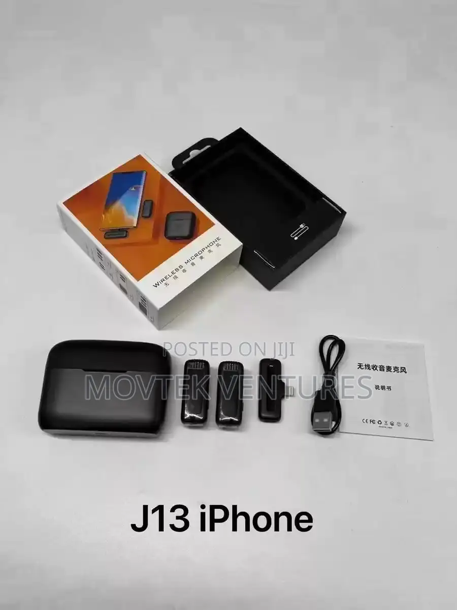 J13 Pro Wireless Mic + Charging Case