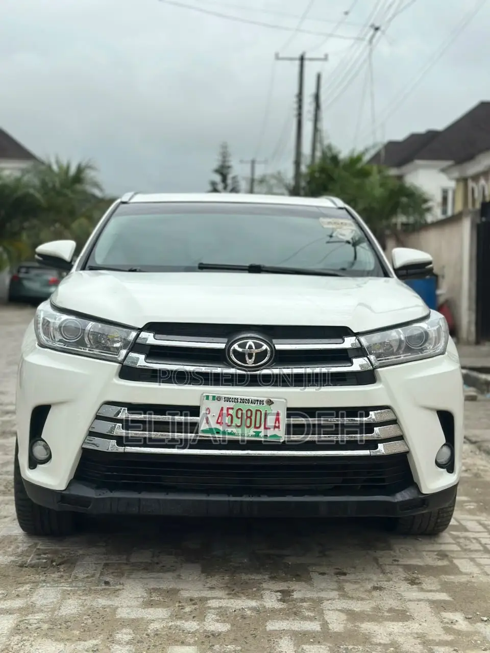 Toyota Highlander Hybrid XLE (3.5L 6cyl) 2017 White