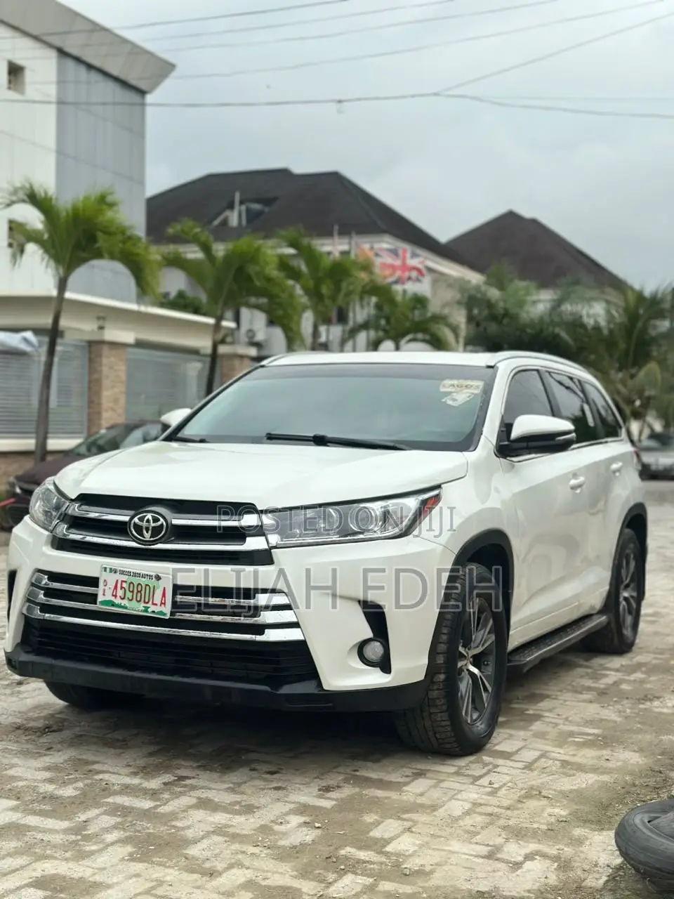Toyota Highlander Hybrid XLE (3.5L 6cyl) 2017 White