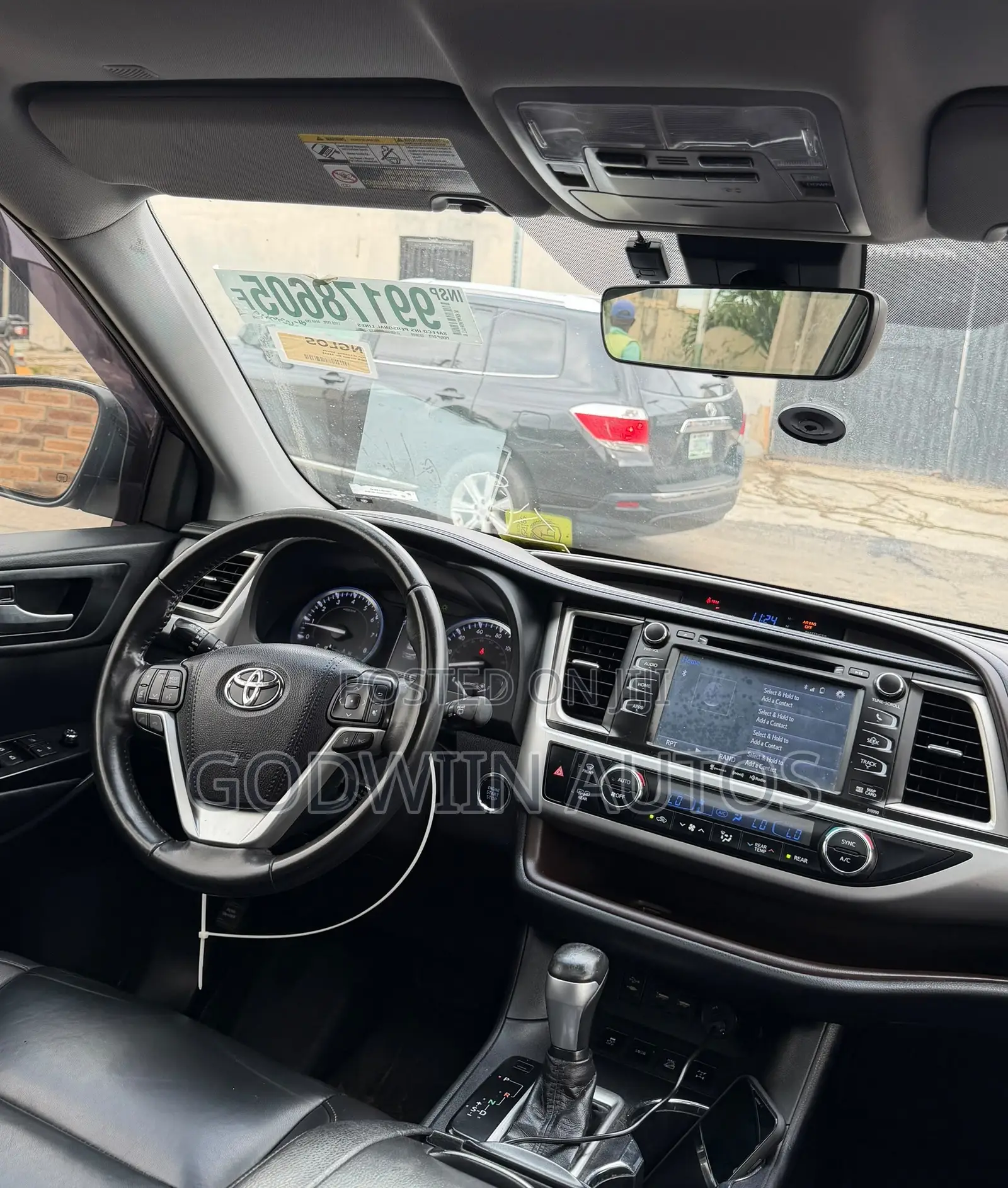 Toyota Highlander XLE 2019 Black