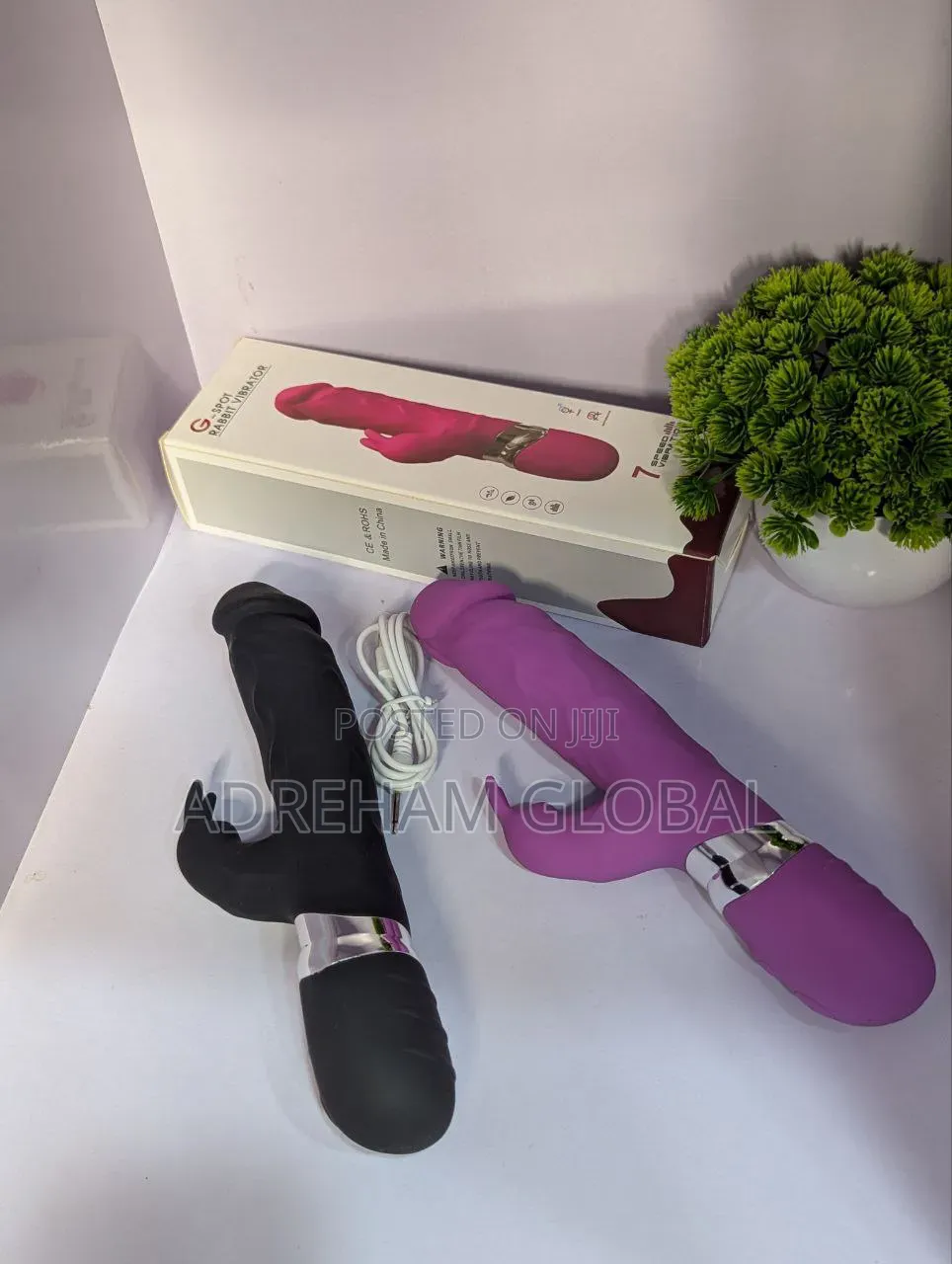 Vein Rabbit Vibrating Dildo -