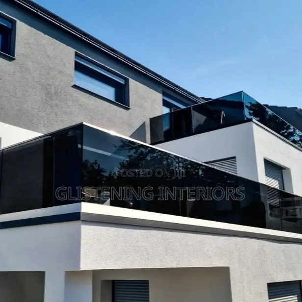 Balcony Grey 10m Tempered Tinted Glass