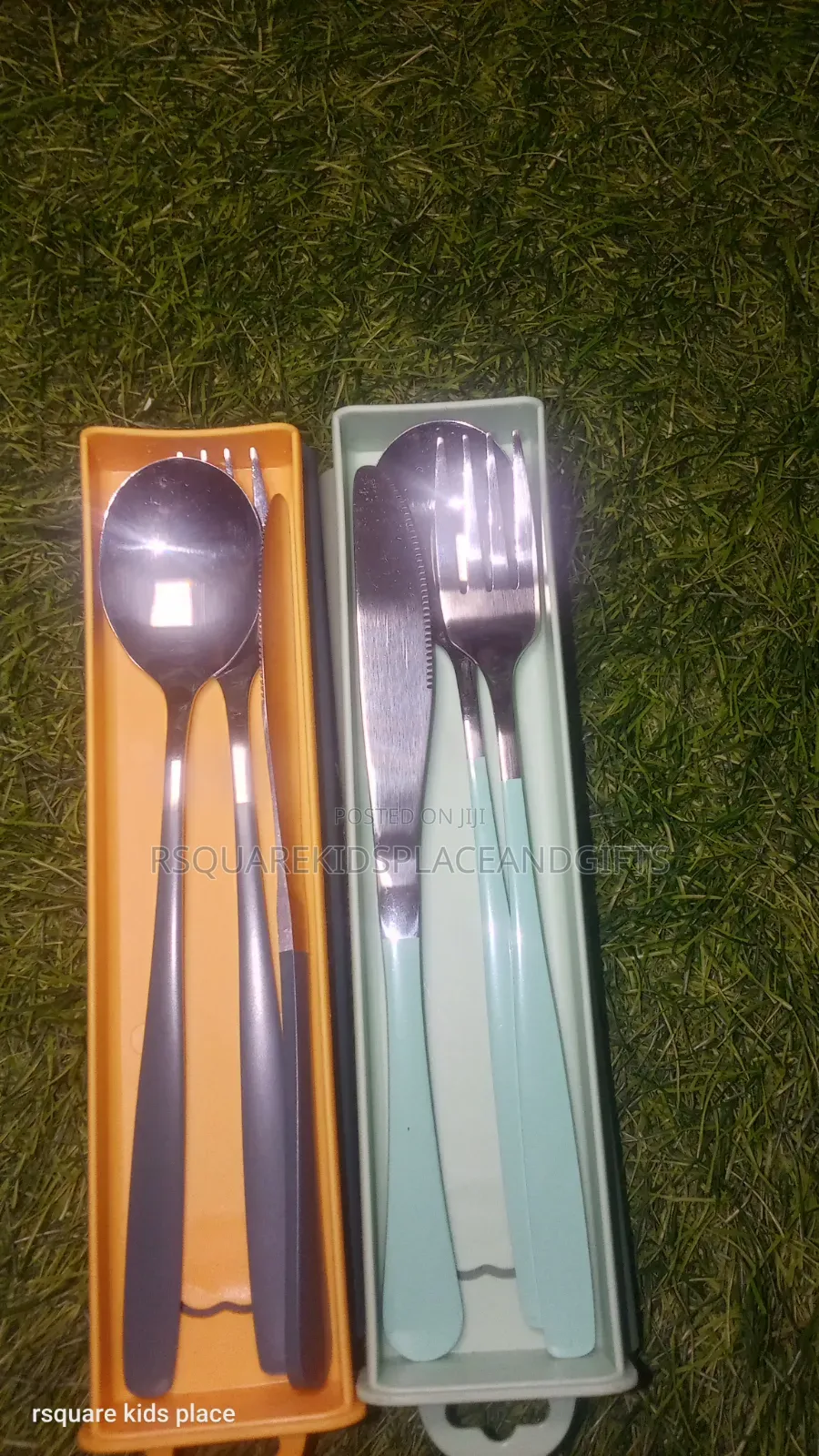 Colored Steel Cutlery for Kids