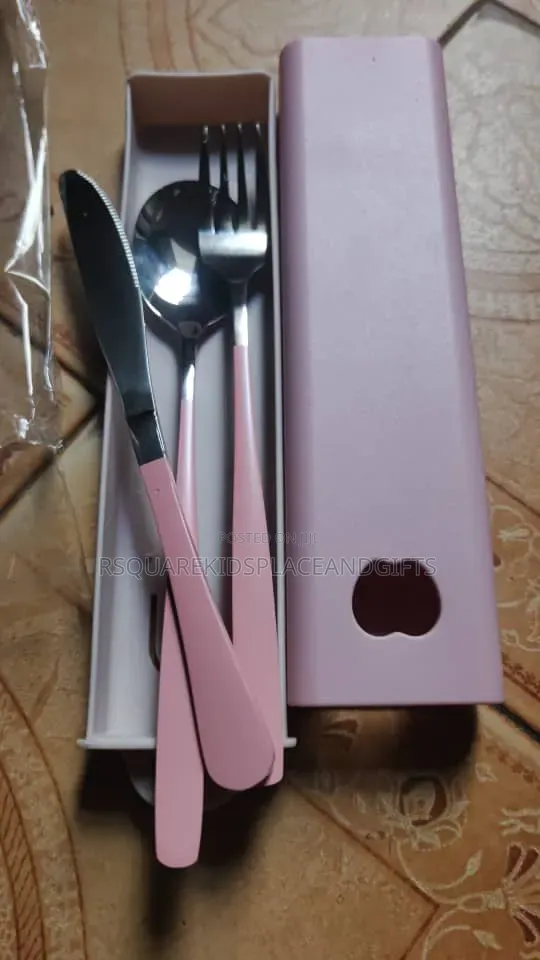 Colored Steel Cutlery for Kids