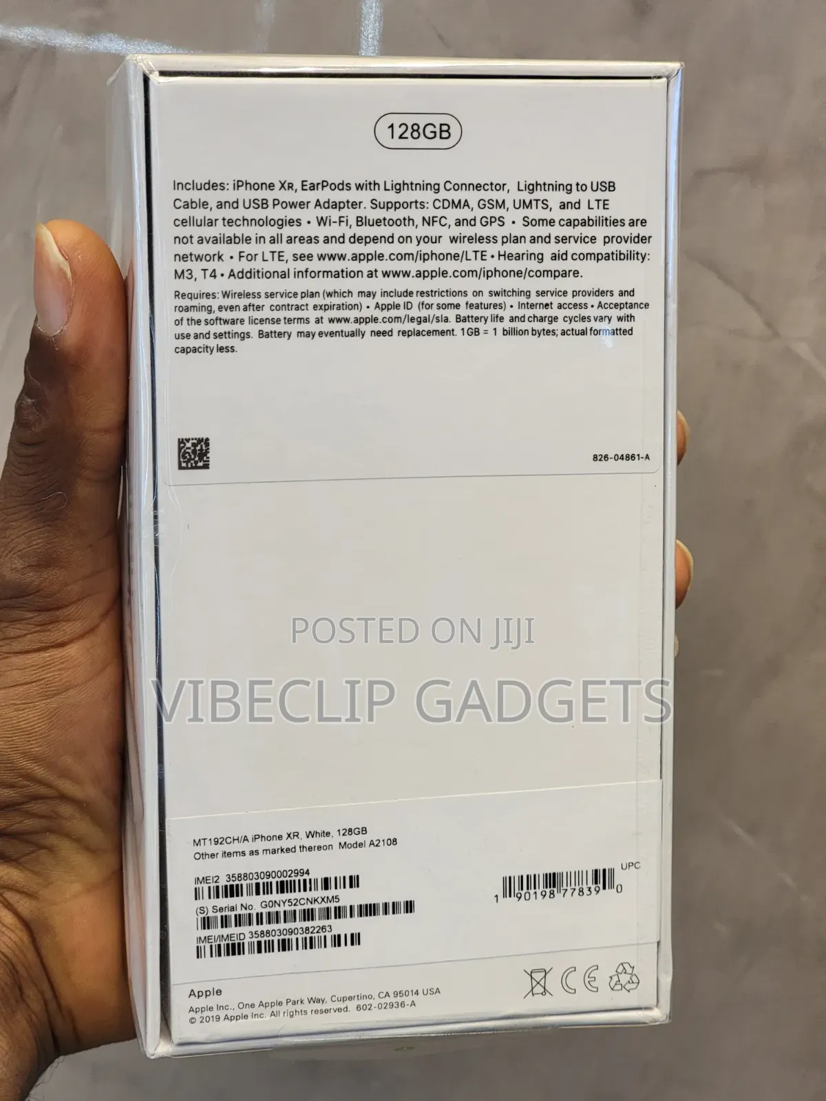 New Apple iPhone XR 128 GB White