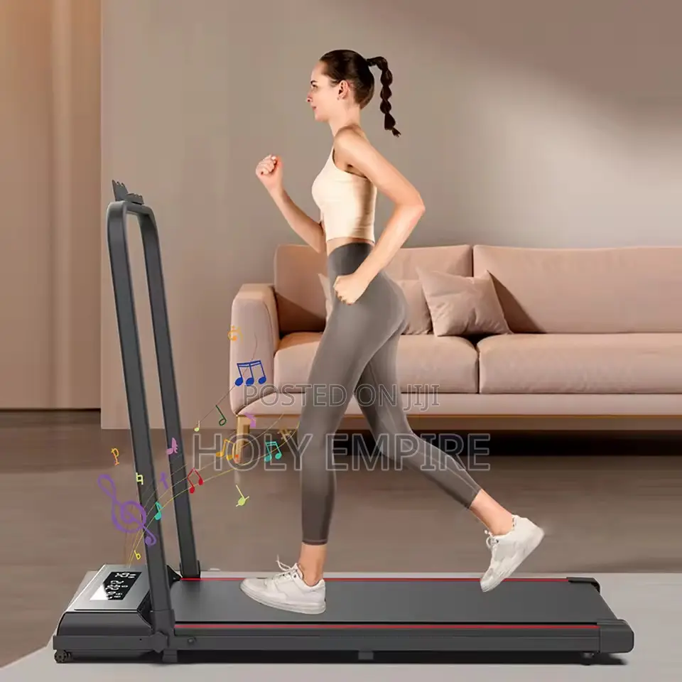 Walker Indoor Gym Treadmill With LCD Screen Heart Rate Test Running