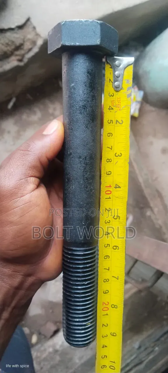 M30x230 Heavy Hex Bolt and Nut 10.9