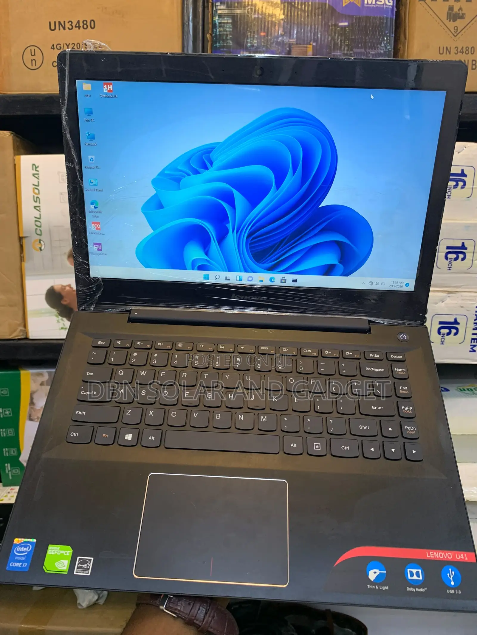 Laptop Lenovo IdeaPad U410 8GB Intel Core i7 SSD 128GB