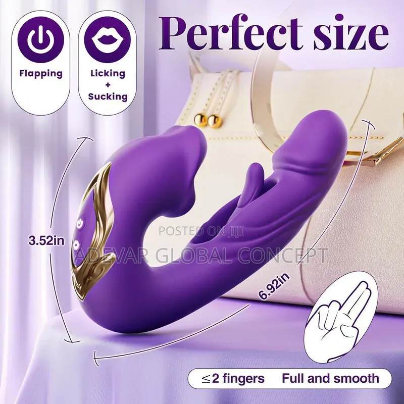 3in1 G-Spot Tapping Vibrator Sex Toy for Women Clitoris Stimulator