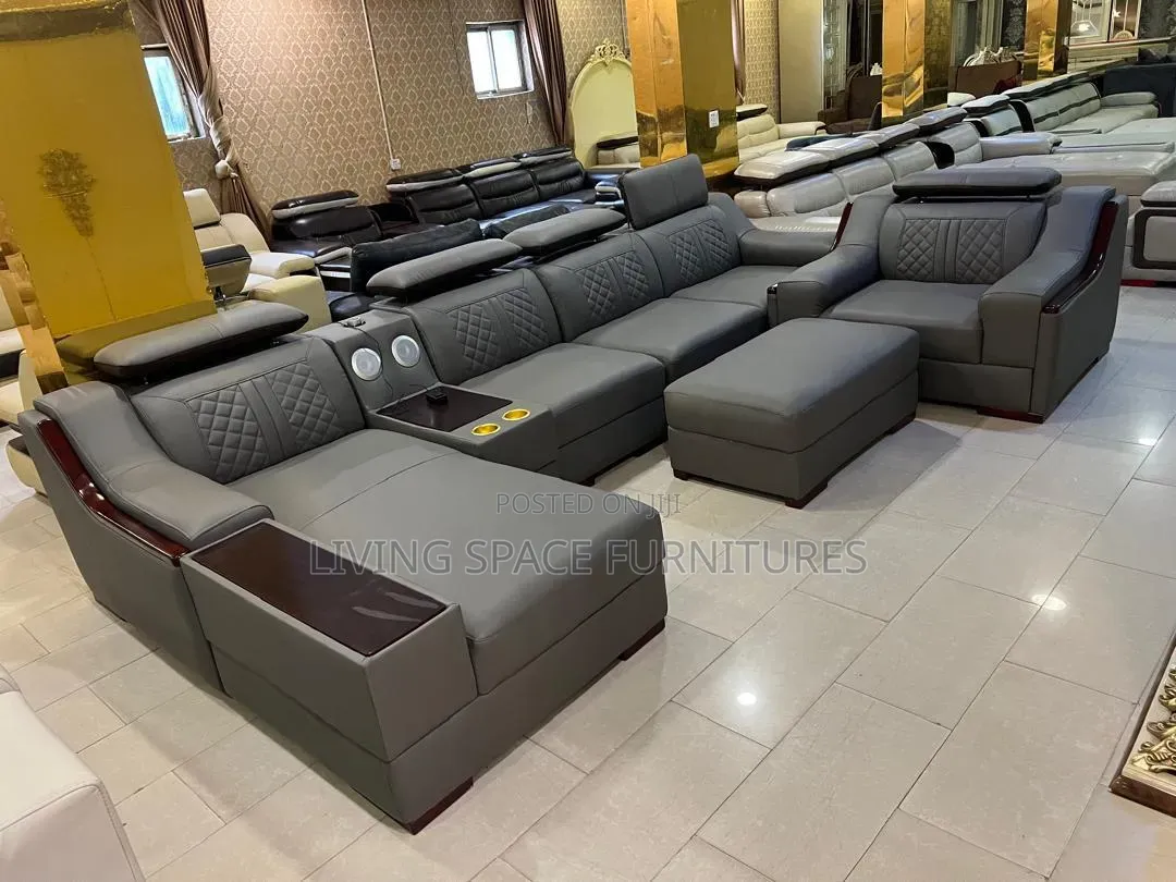 L Shape Sofa Chairs With Single Seater Full Set