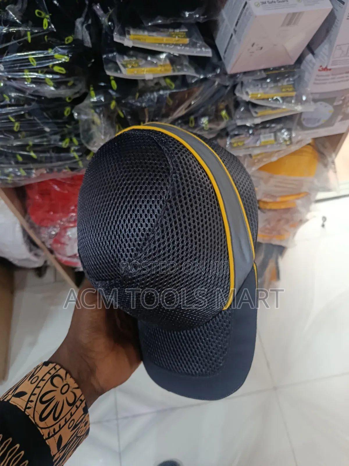 Industrial Safety Bump Cap| Lightweight Protective Baseball Cap |Black