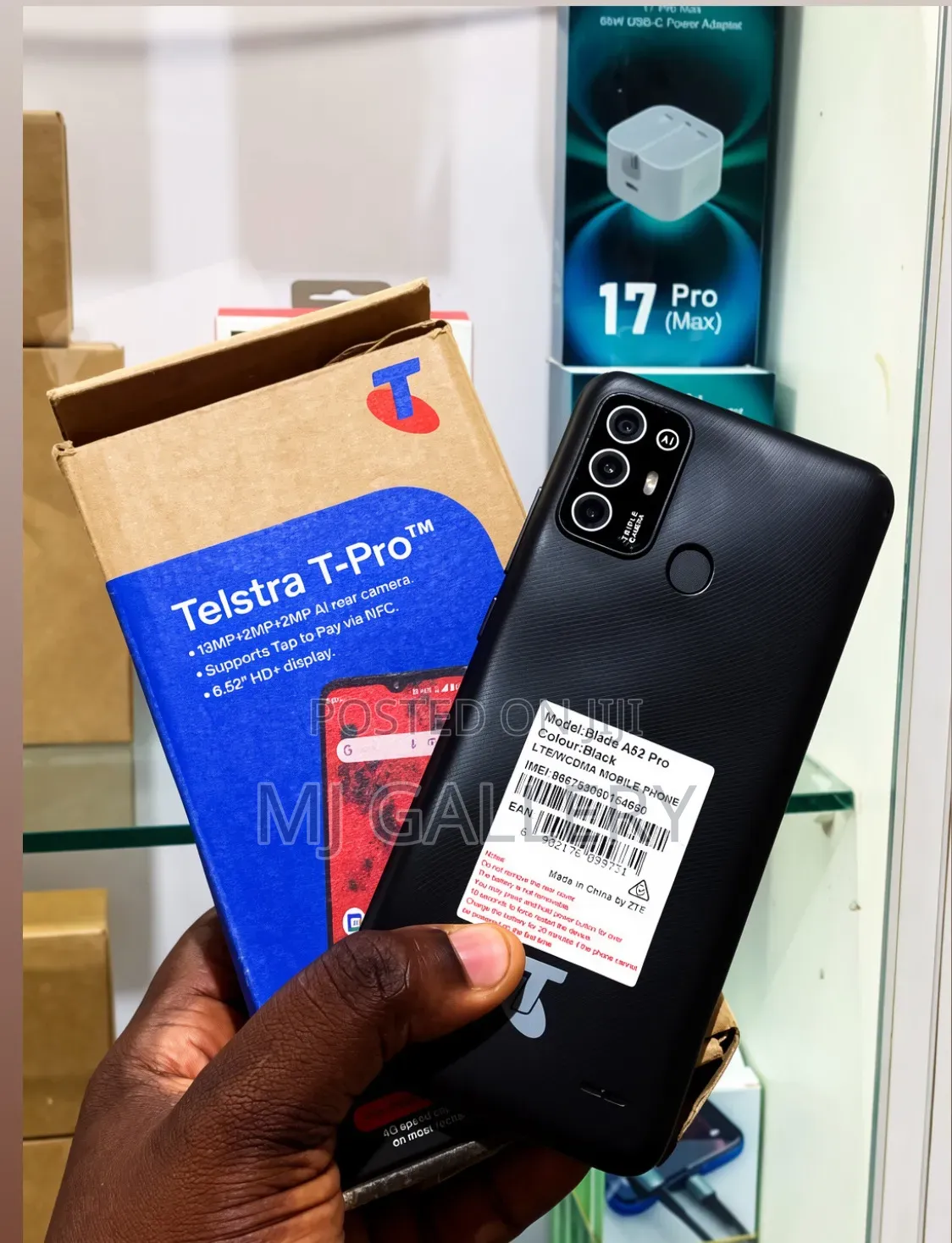New ZTE Blade A52 64 GB Black