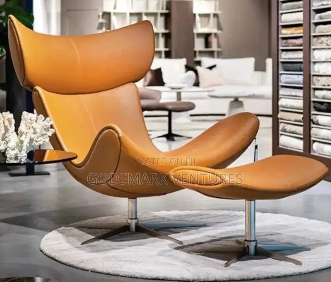 Accent Chair With Ottoman