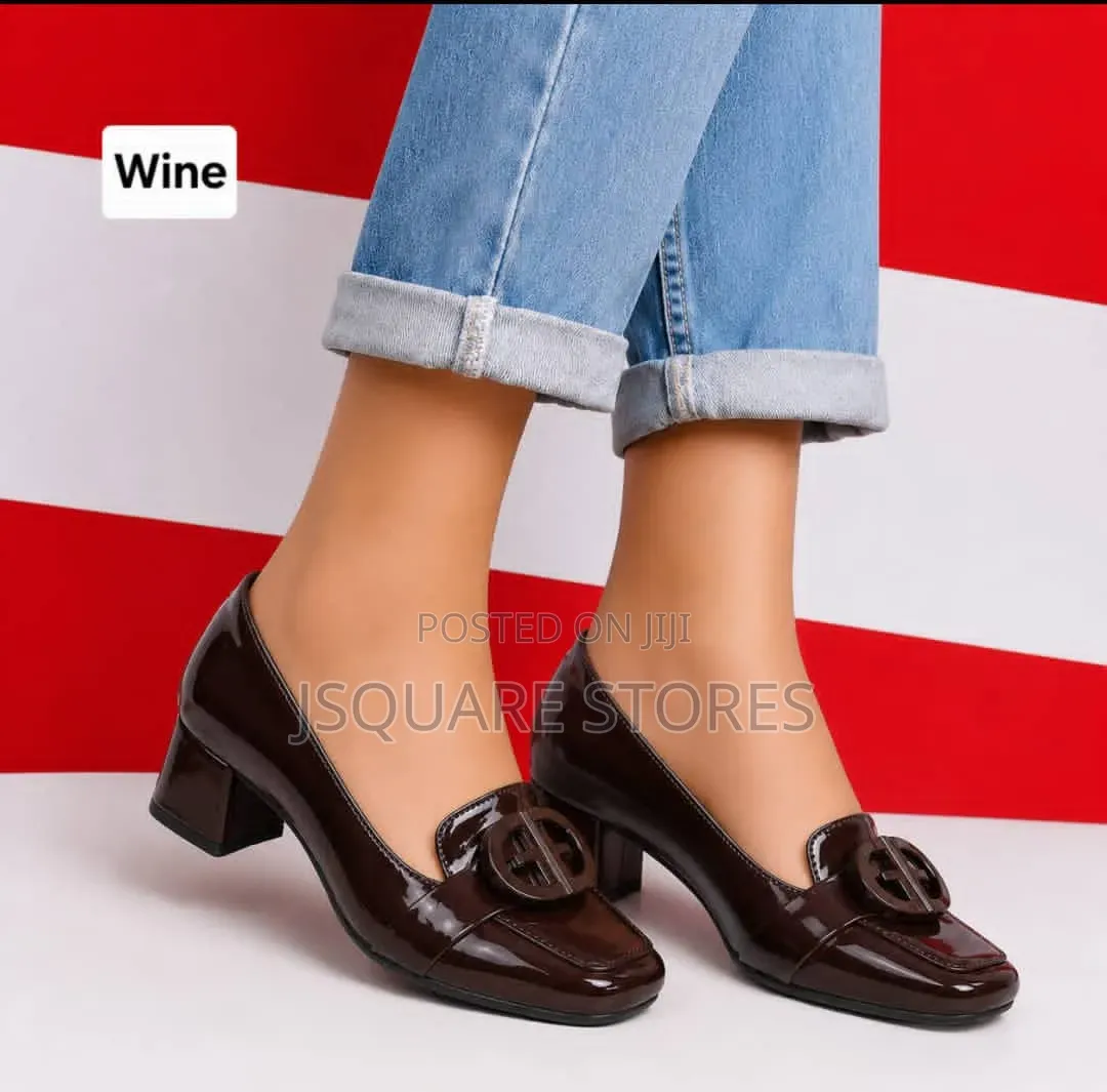 Women Office Shoes With Block Heels Available in Colors Sizes 37 - 42