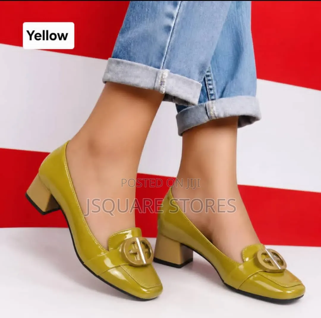 Women Office Shoes With Block Heels Available in Colors Sizes 37 - 42