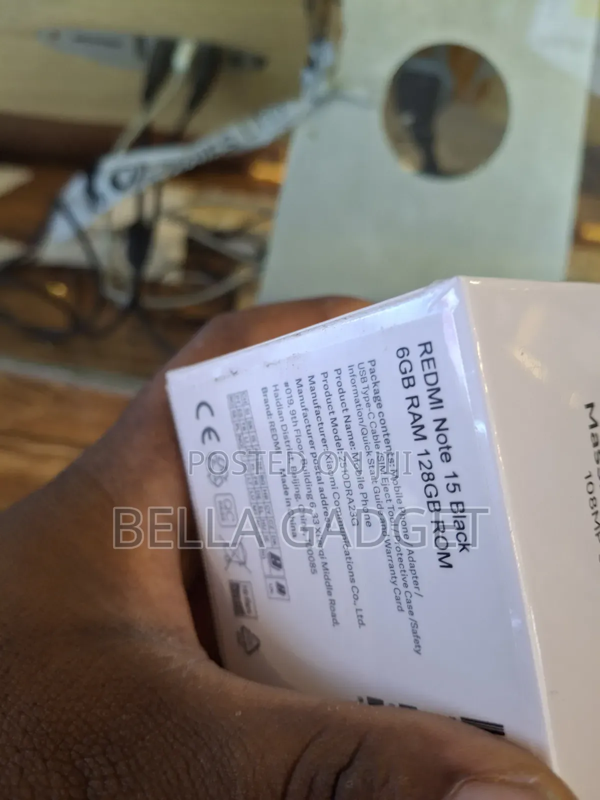 New Xiaomi Redmi Note 15 128 GB Black