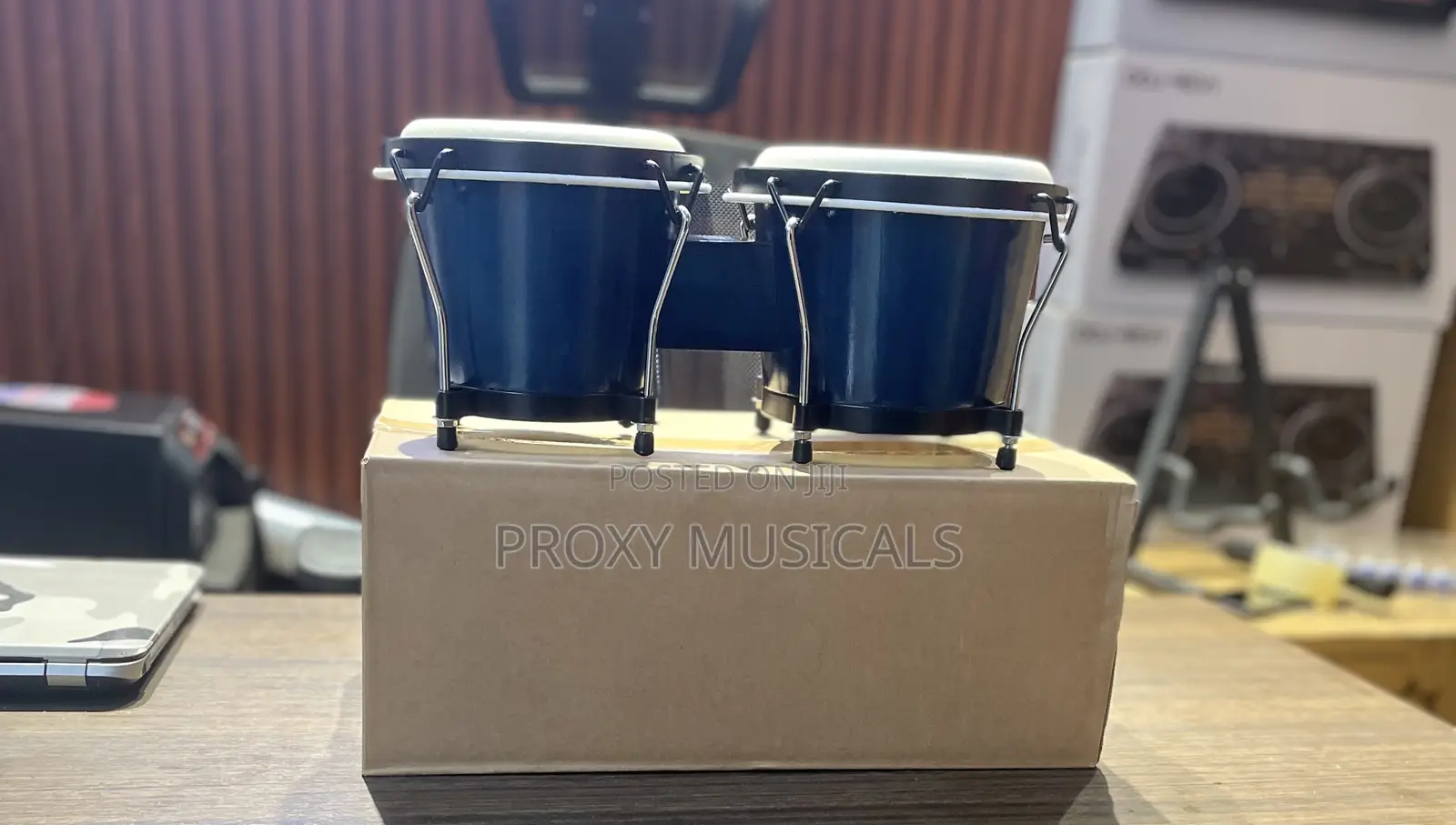 Bongo Drum Set With Stand