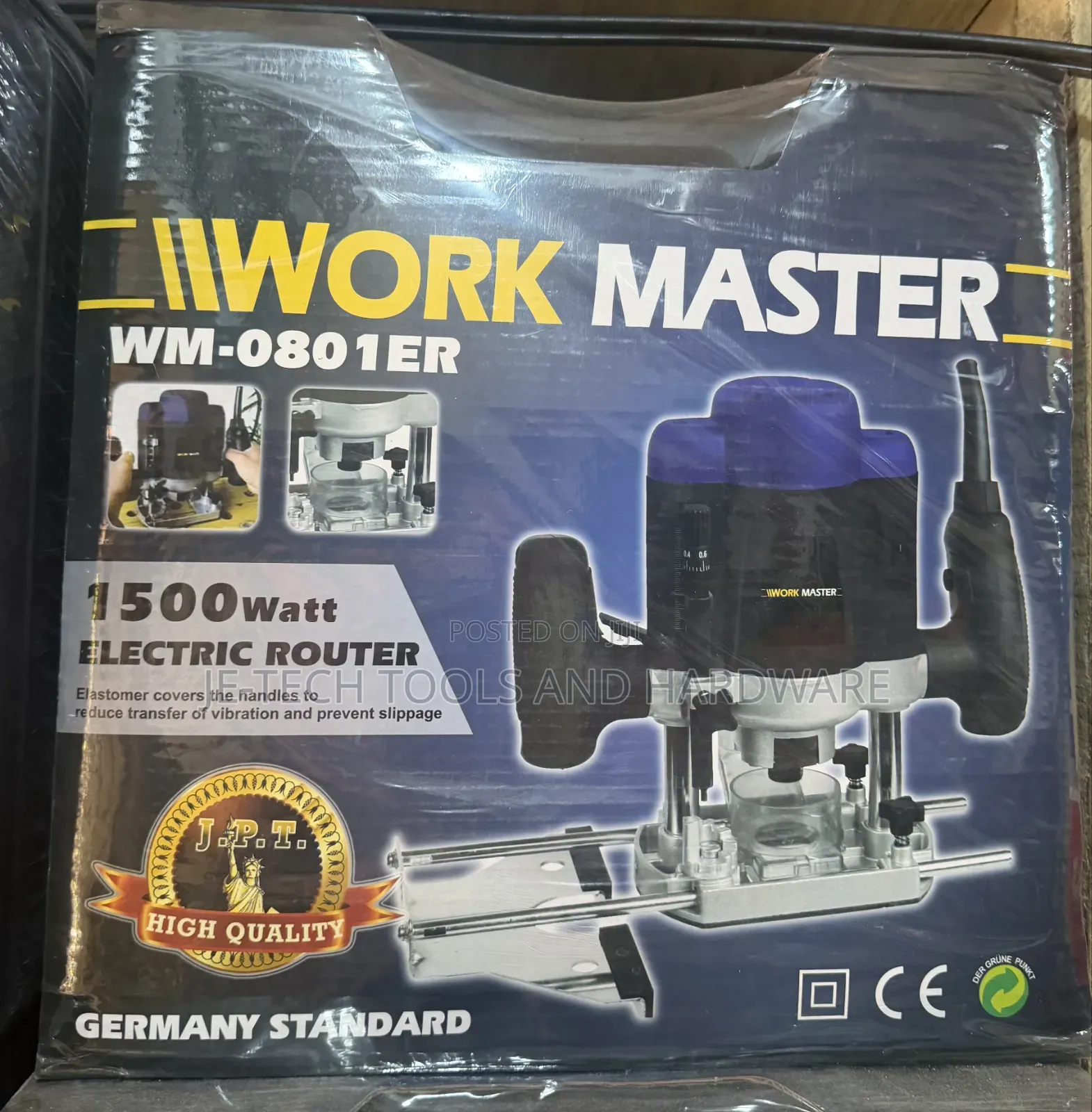 Work Master WM-0801ER 1500 Watt Electric Router
