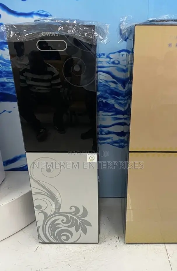 CWAY Standing Water Dispenser With Built-in Refrigerator