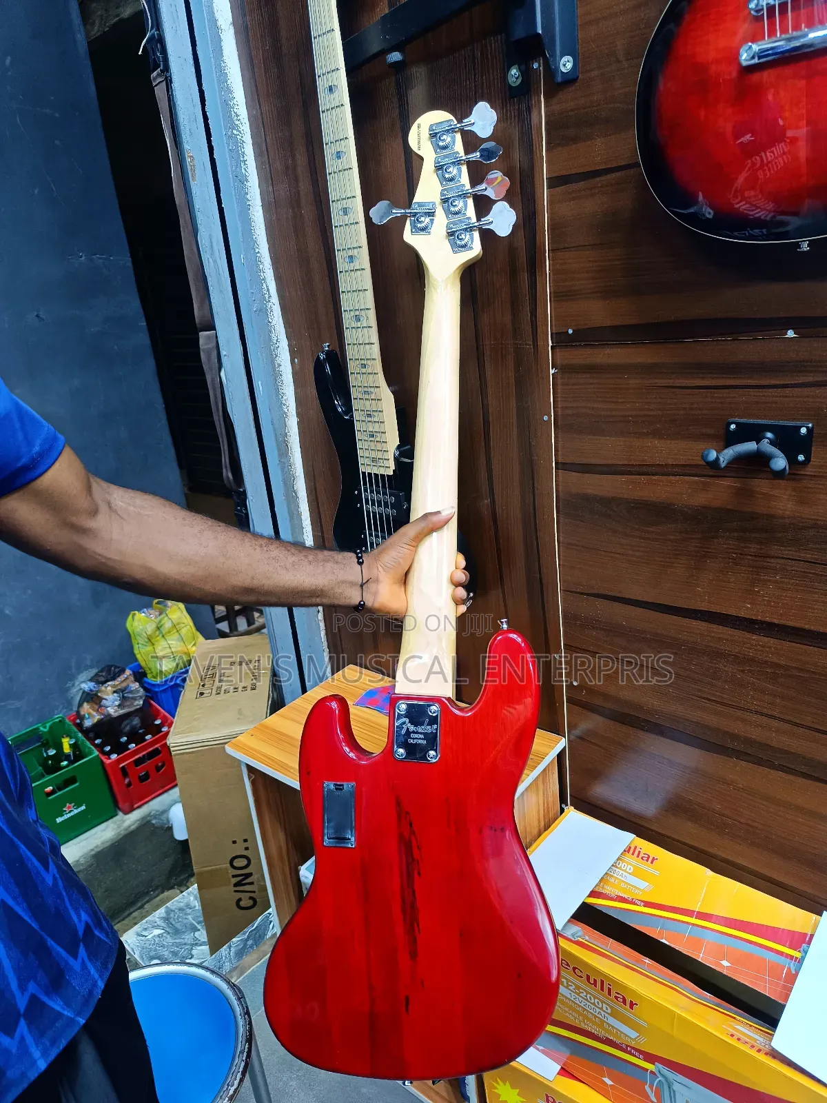 Fender American Ultra Jazz Bass Electric Guitar