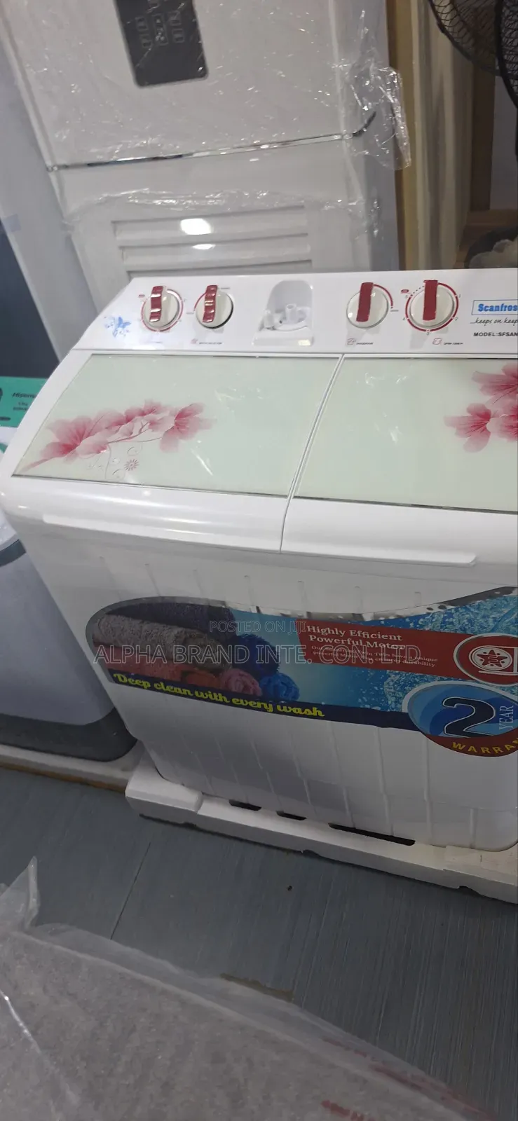 Scanfrost 7kg Twin Tub Washing Machine